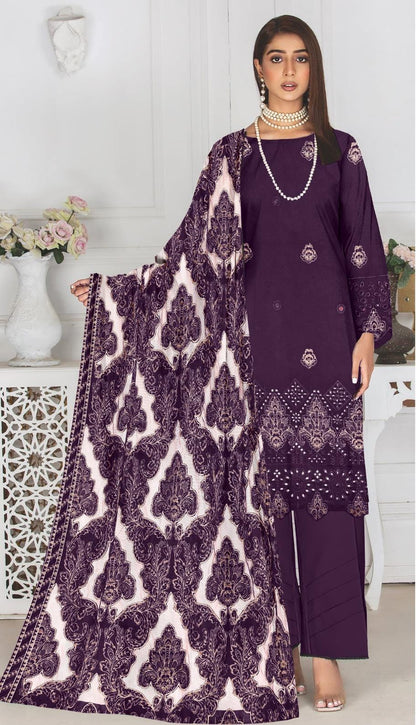 PREMIUM WINTER COLLECTION DHANAK 3PC H508