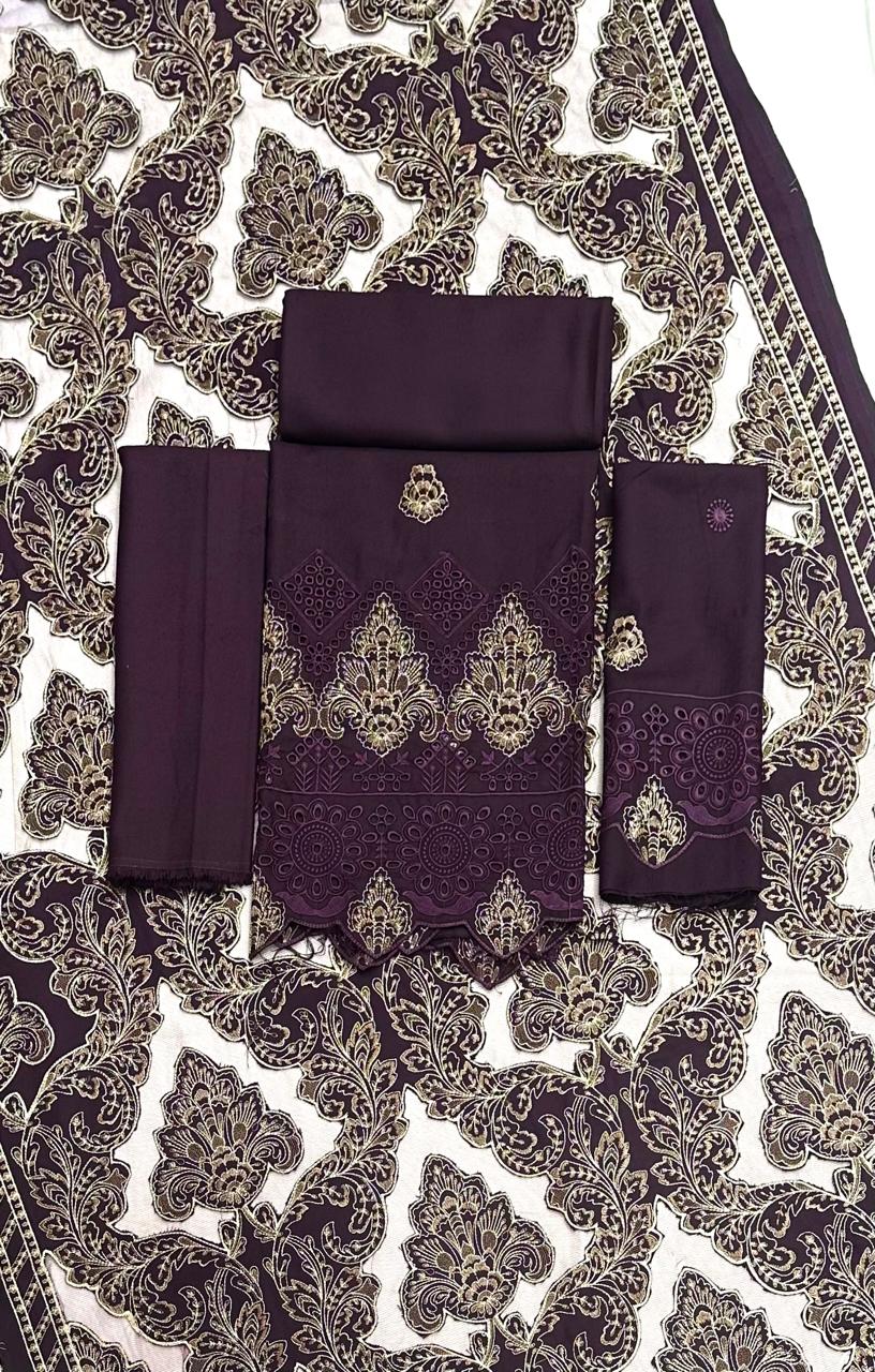 PREMIUM WINTER COLLECTION DHANAK 3PC H508