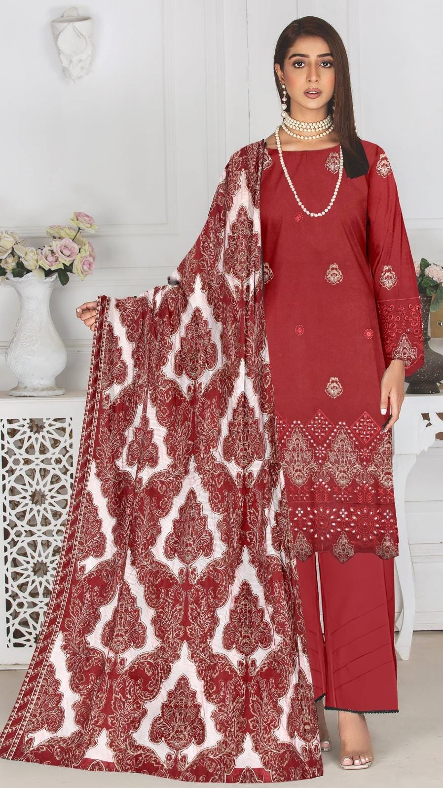 PREMIUM WINTER COLLECTION DHANAK 3PC H508