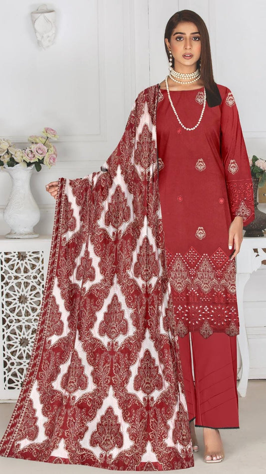 PREMIUM WINTER COLLECTION DHANAK 3PC H508