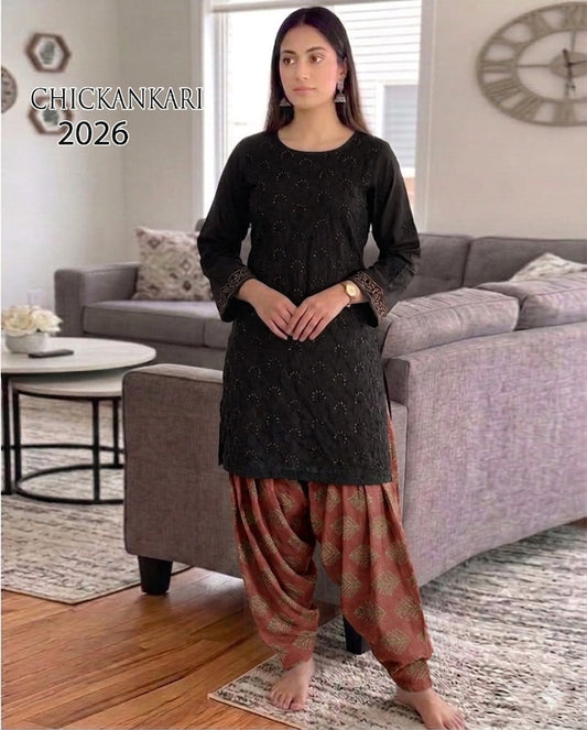 CHICKANKARI 2026 BLACK