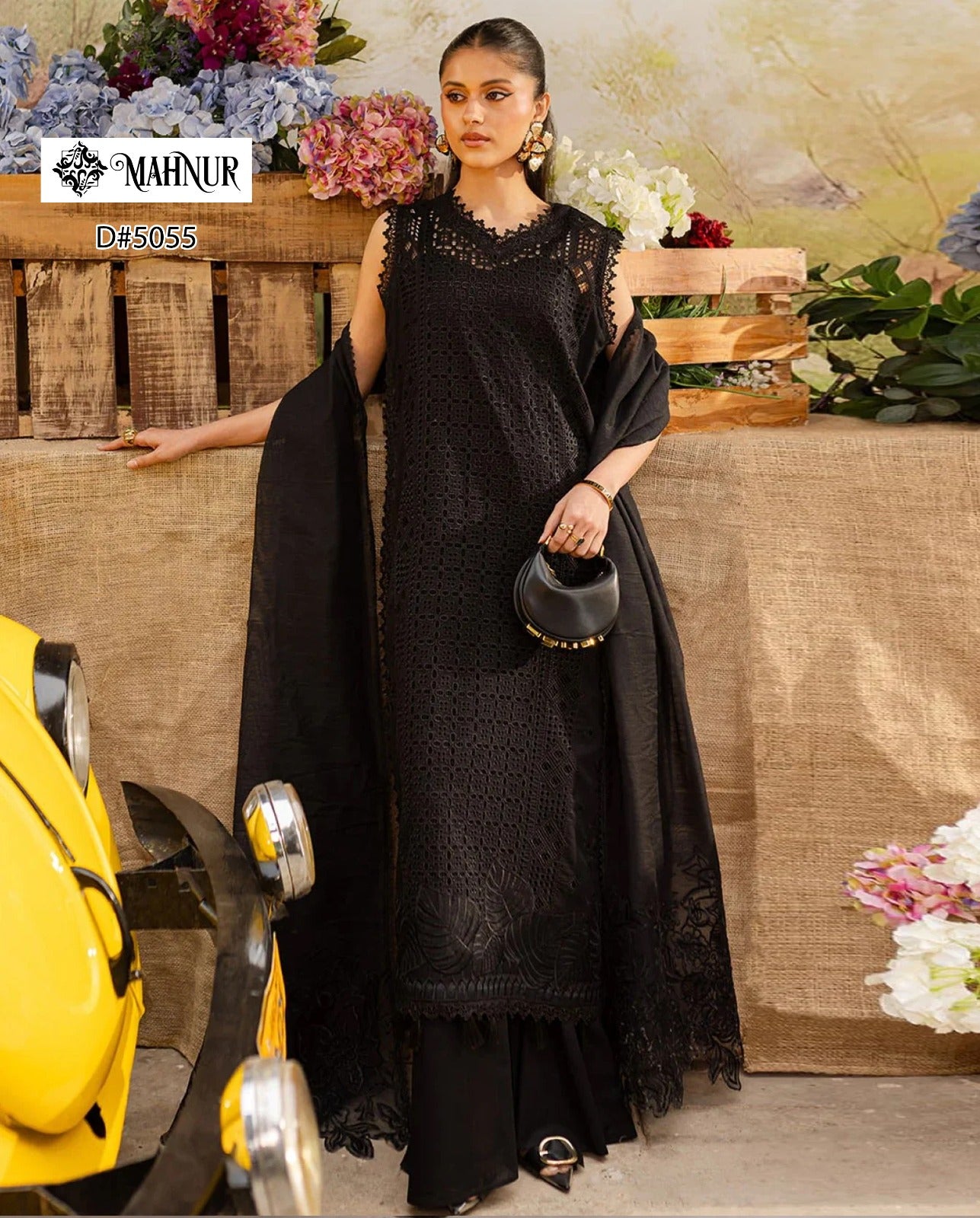 Mahnur Summer Lawn 3-Piece — 5055