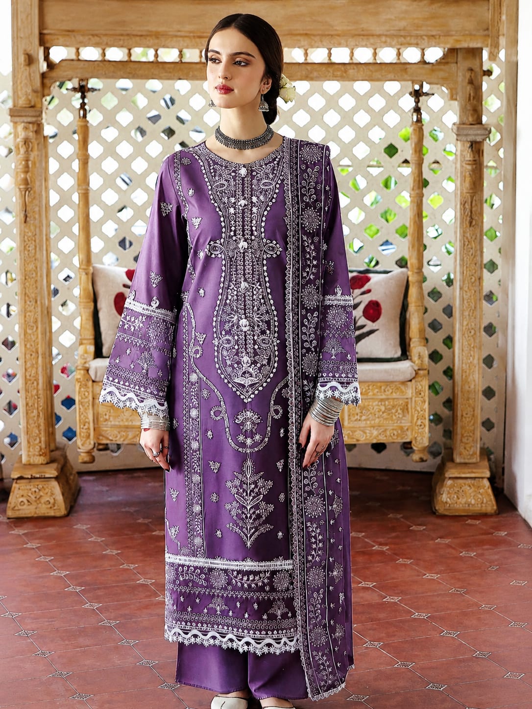Bareeze Summer Lawn 3-Piece — 2098