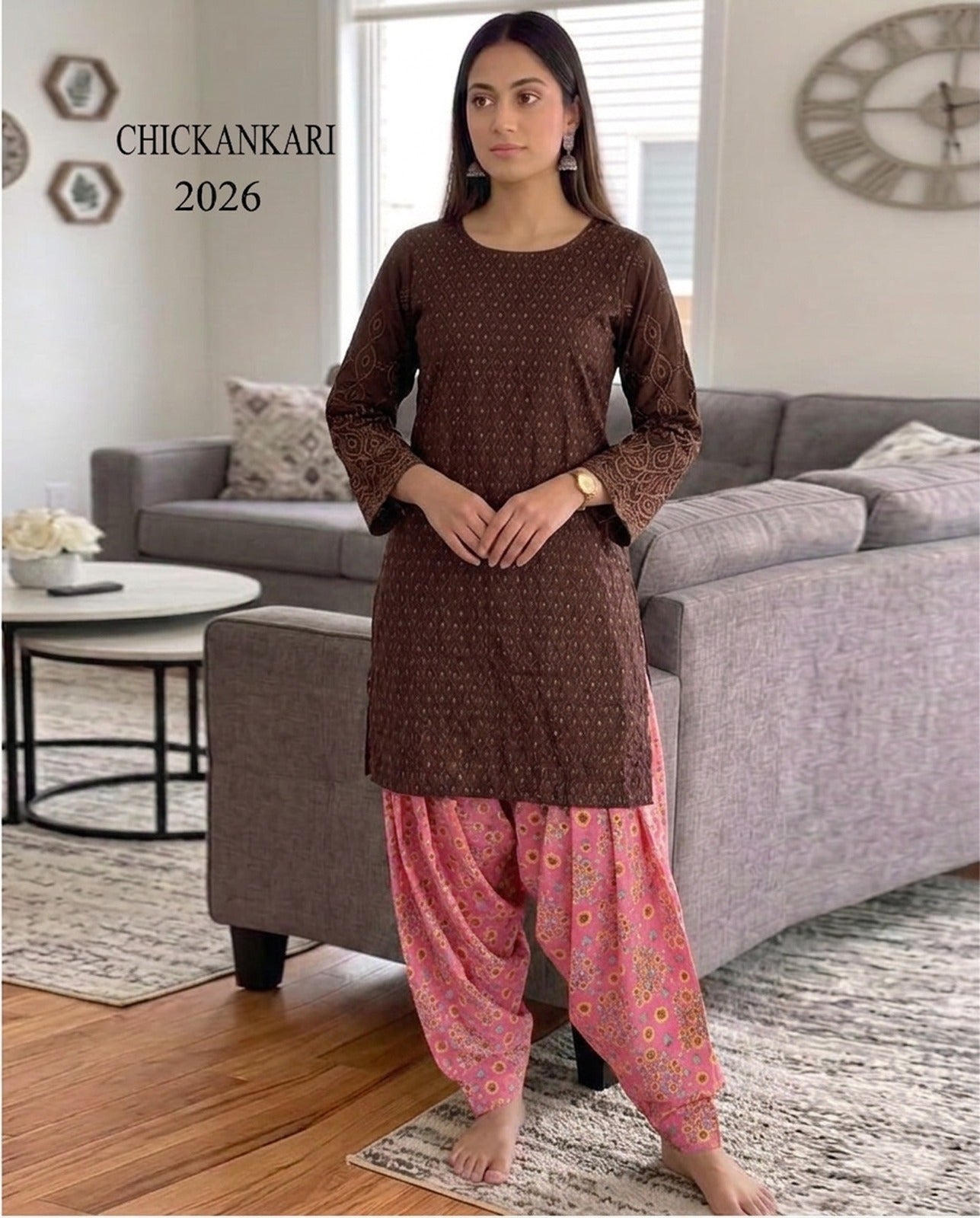 CHICKANKARI 2026 BROWN