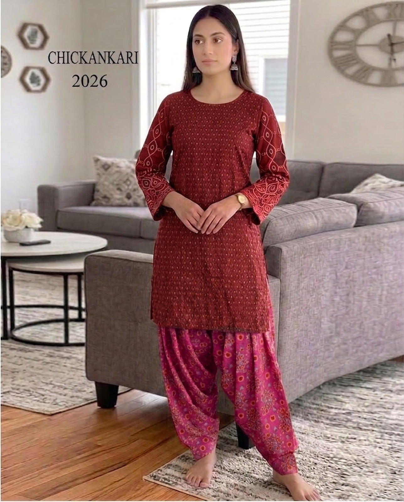 CHICKANKARI 2026 MAROON