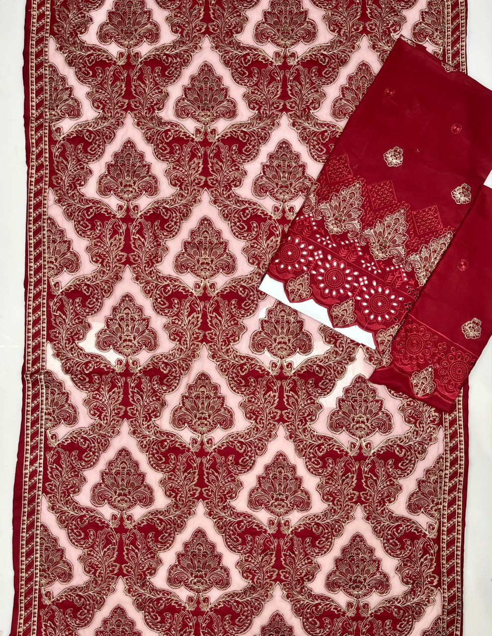 Hussain Rehar Winter Dhanak 3-Piece — K 508