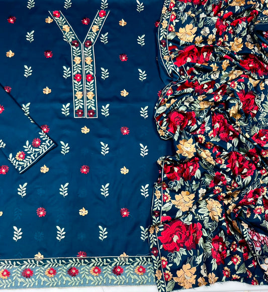 Bareeze Winter Dhanak 3-Piece — K-505