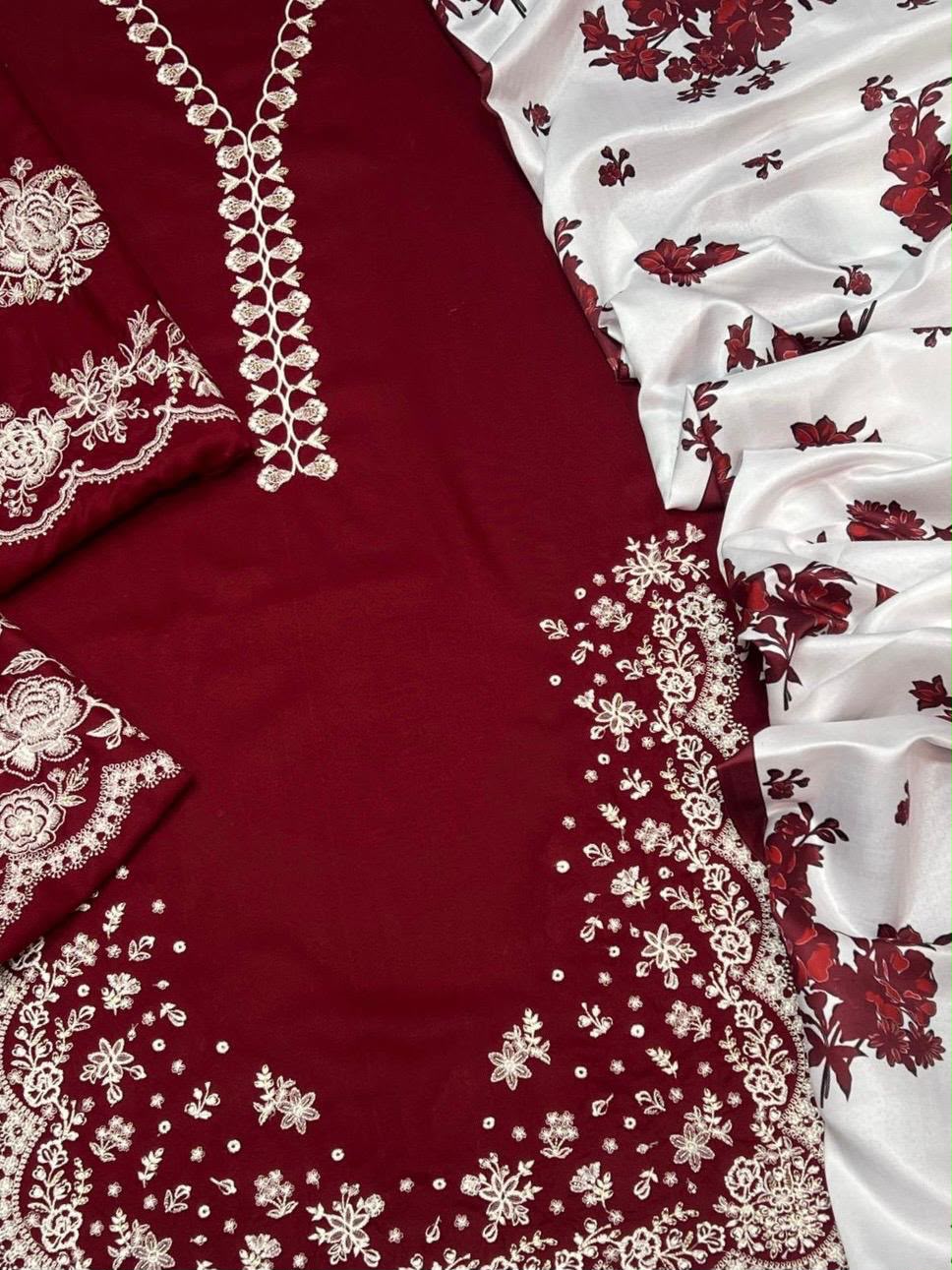 Zara Shah Jahaan Winter Dhanak 3-Piece — K 708