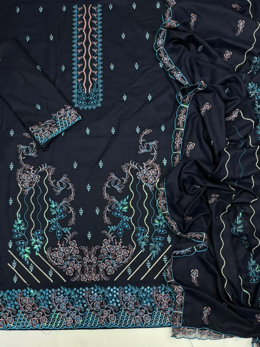 Jazmin Winter Dhanak 3-Piece — K-230