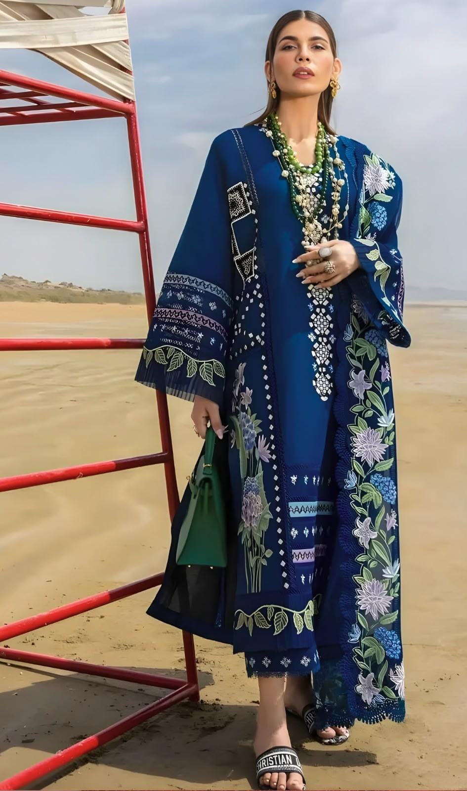 Crimson Winter Dhanak 3-Piece — K 210