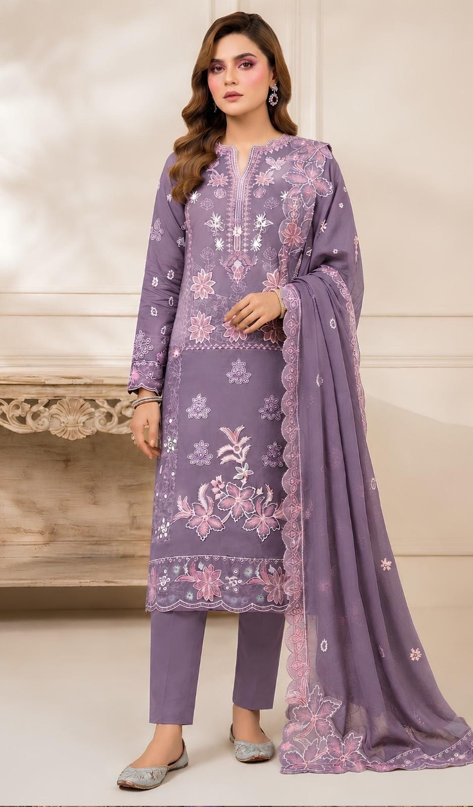Asim Jofa Winter Dhanak 3-Piece — K 203