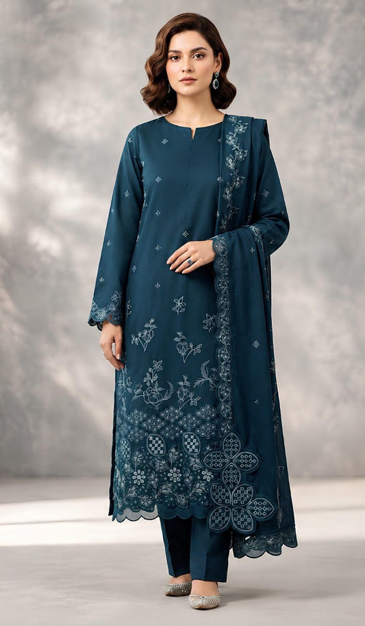 Tawakul Winter Dhanak 3-Piece — K-212