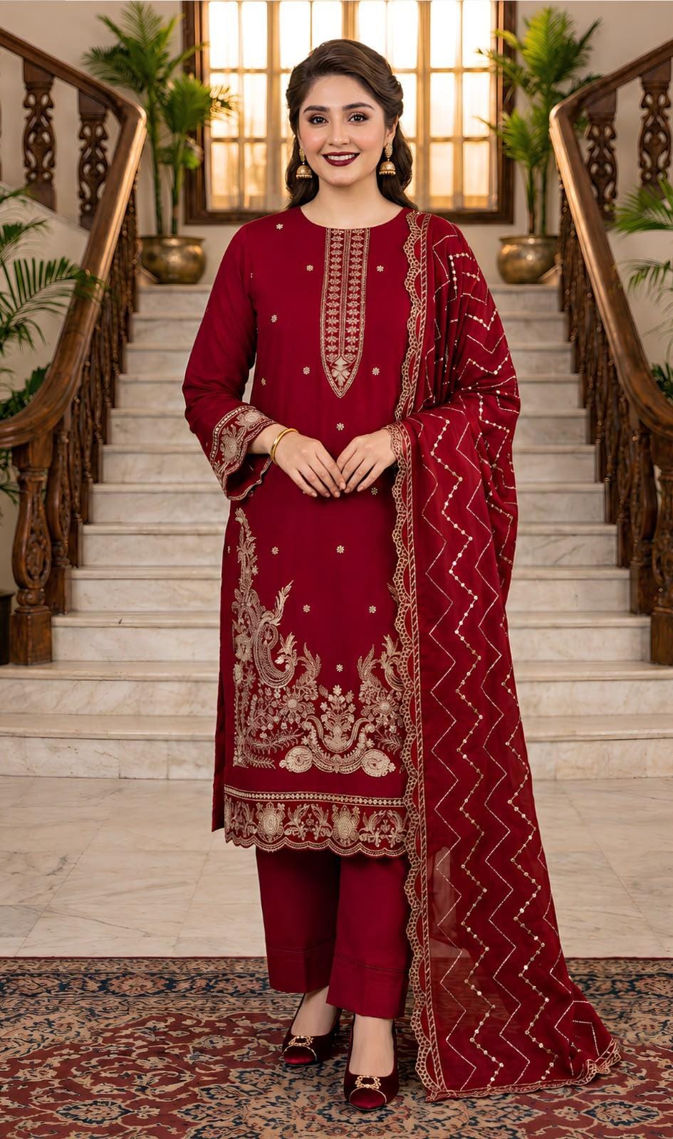Charizma Winter Dhanak 3-Piece — K 218