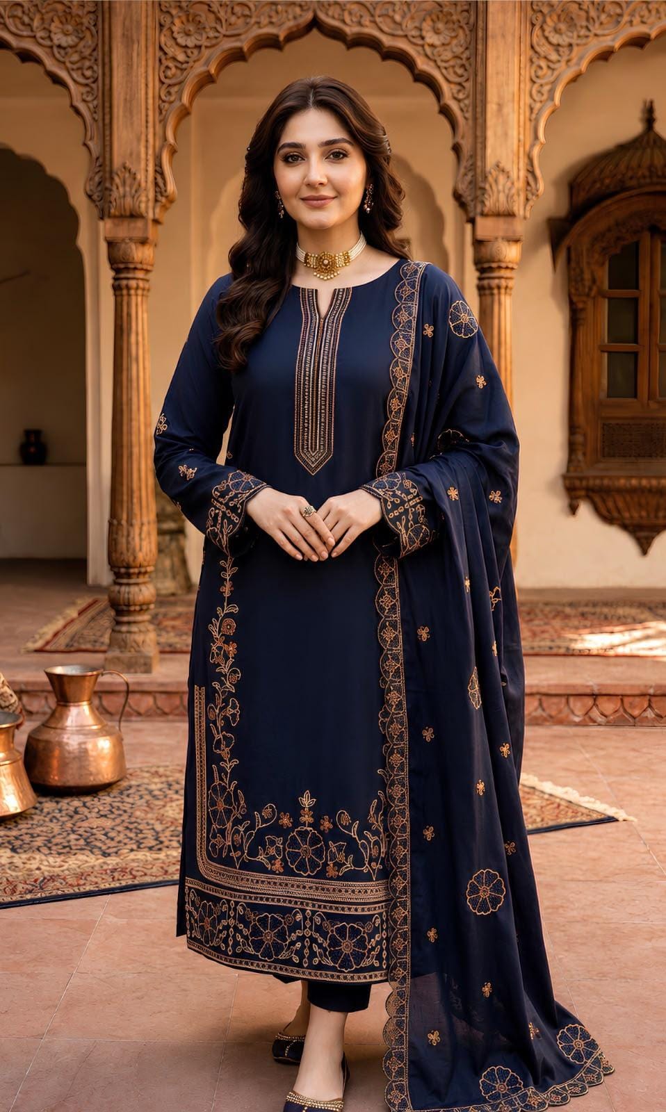 Khaadi Winter Dhanak 3-Piece — K 217