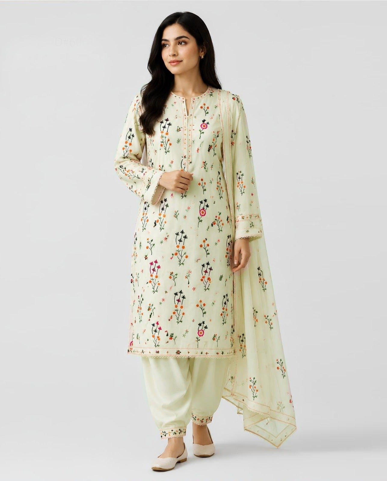 Aneelas Winter Dhanak 3-Piece — 6001 W
