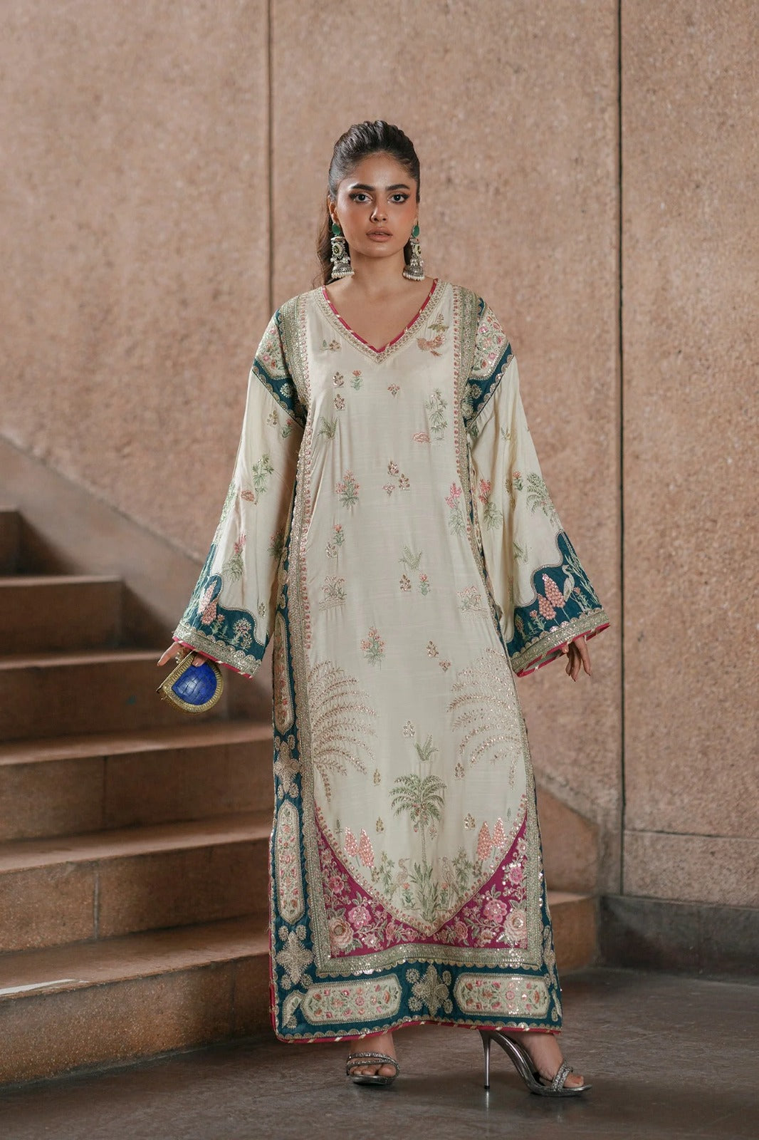 Ethnic Winter Silk 3-Piece — EK-E1104/104-26