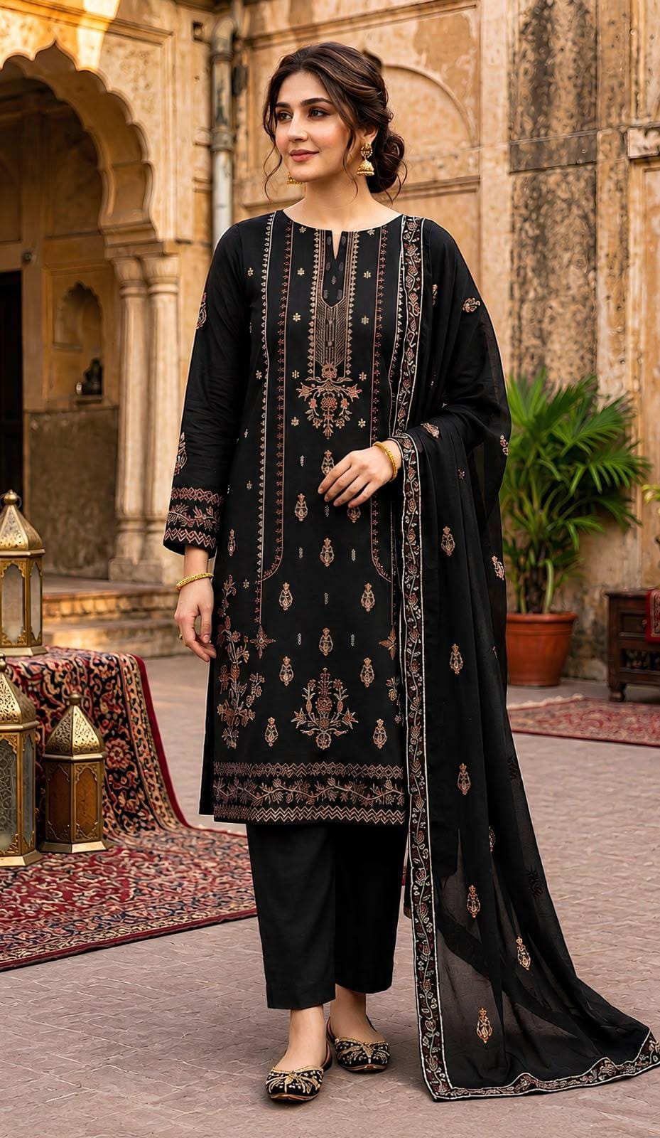 Baroque Winter Dhanak 3-Piece — K 207