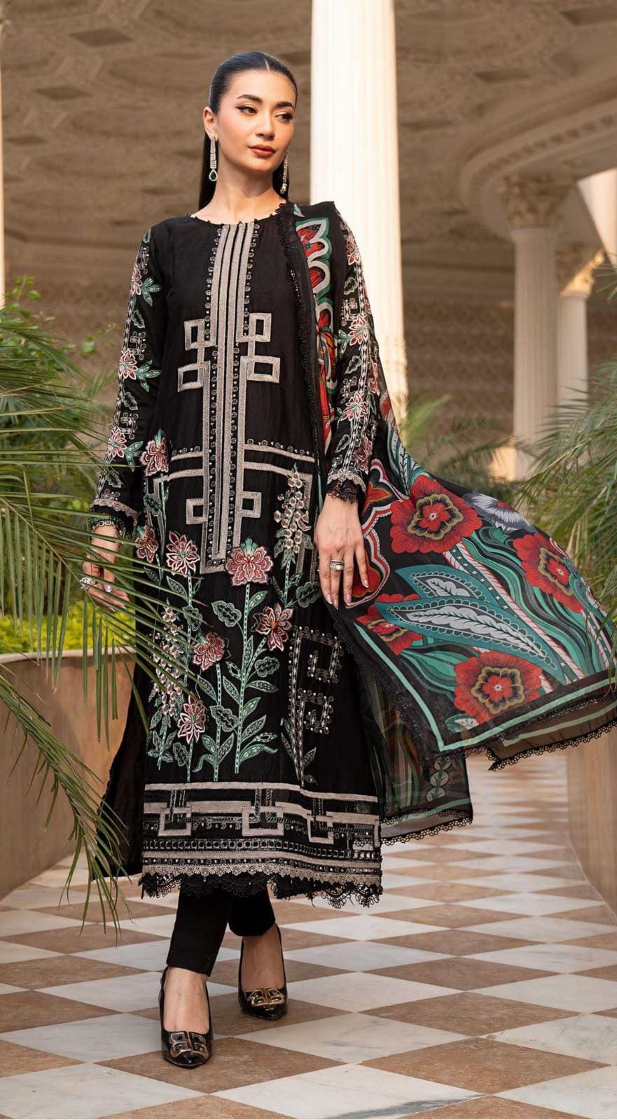 Baroque Winter Dhanak 3-Piece — K 701