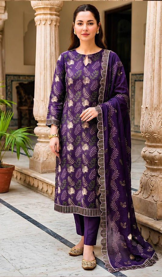 Bareeze K-232| Karandi with Crinkle Dupatta