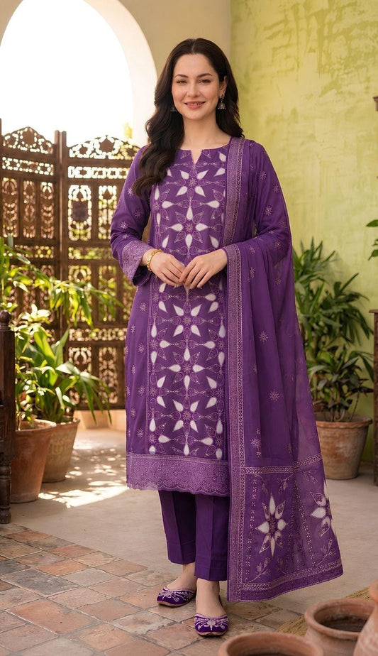 Baroque Winter Dhanak 3-Piece — K-264