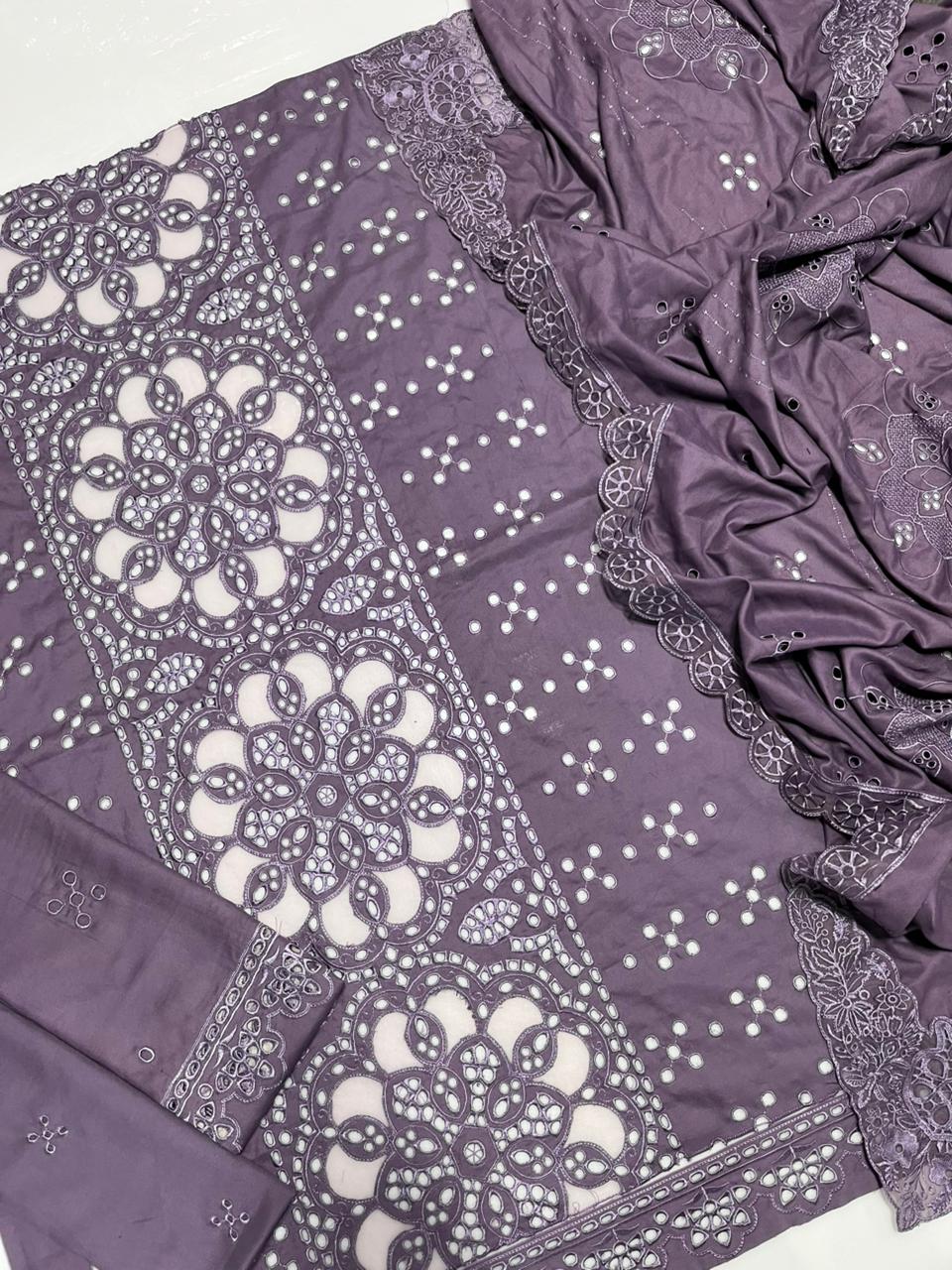 Johra Dhanak Unstitched 3PC | Article 244