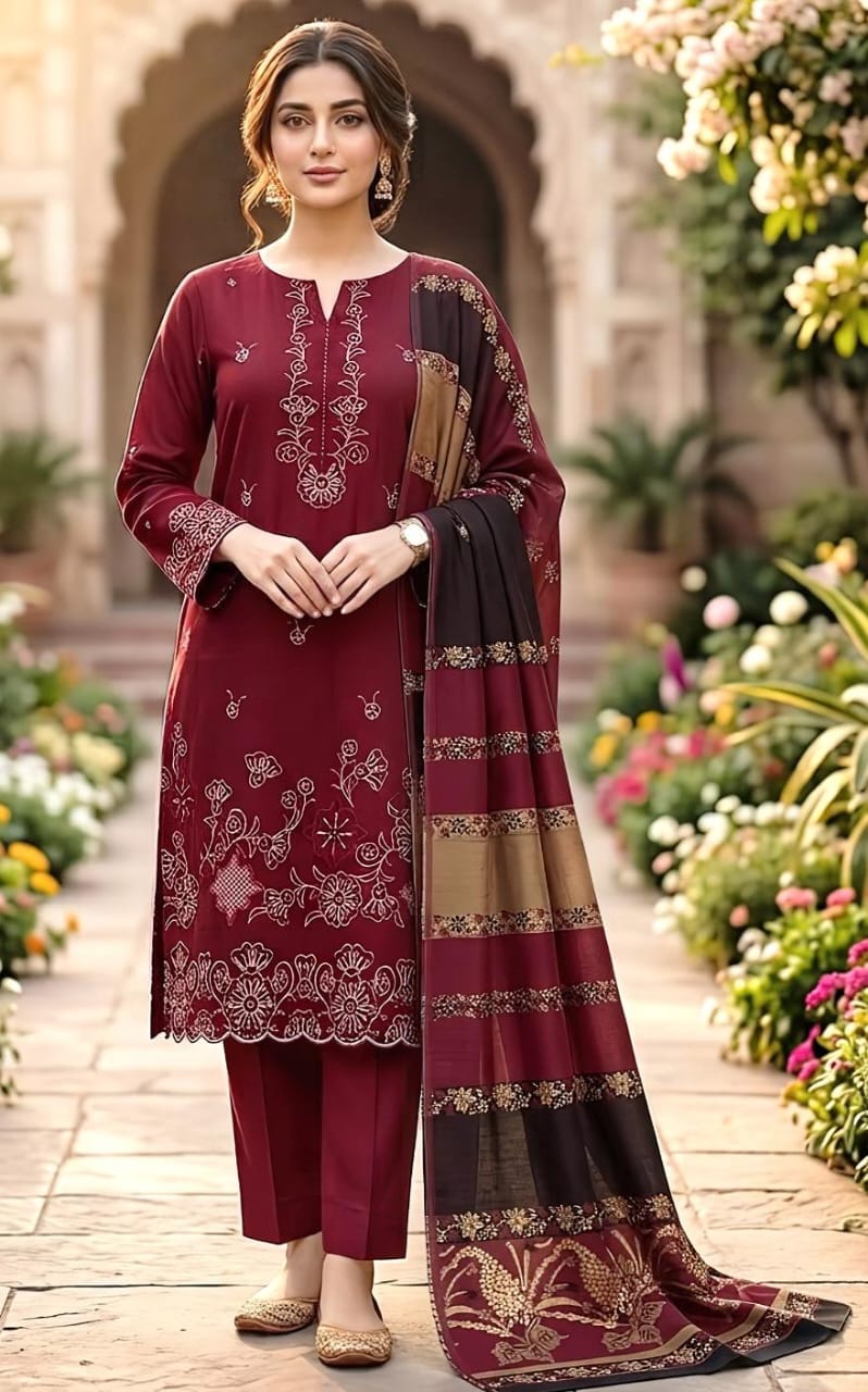 Maria B Unstitched Suit | Code 2189