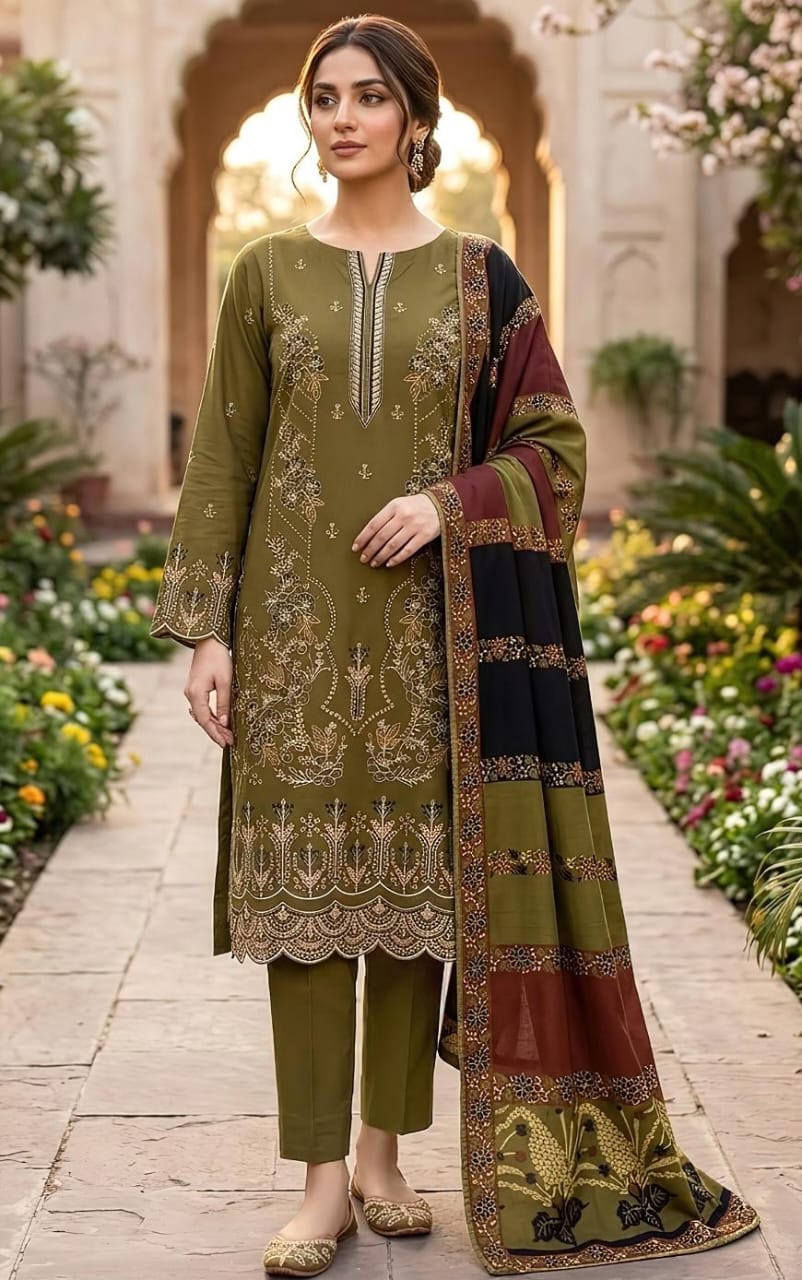 Maria B Unstitched Suit | Code 2190