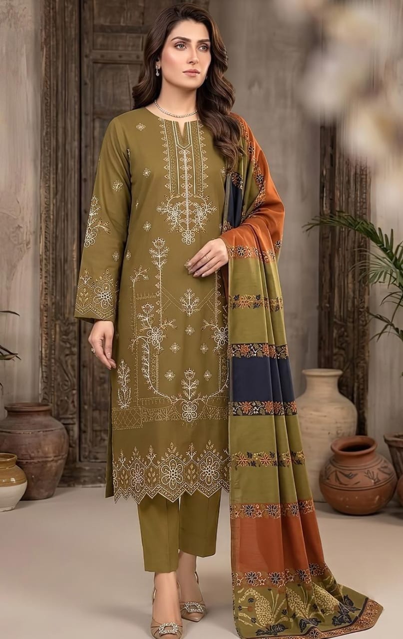Maria B Unstitched Suit | Code 2191