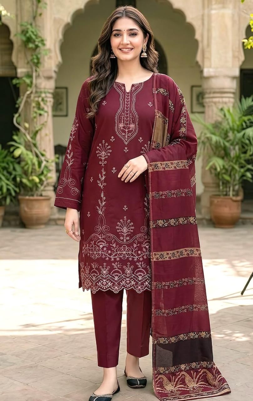 Maria B Unstitched Suit | Code 2192