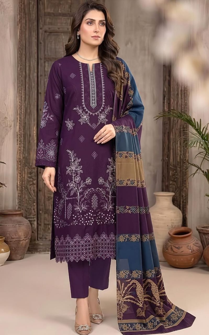 Maria B Unstitched Suit | Code 2193