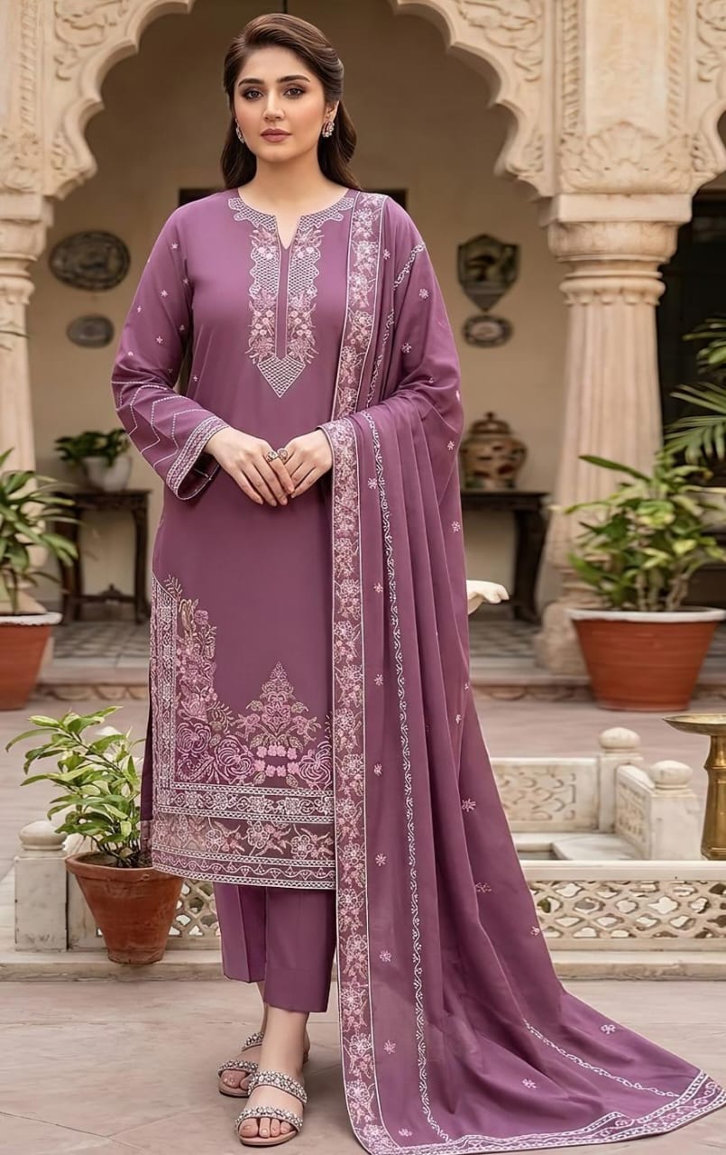 Maria B Unstitched Suit | Code 2204
