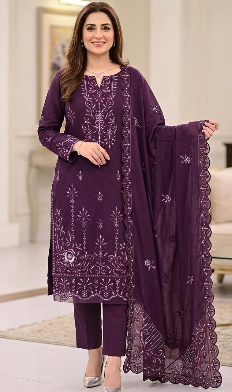 Maria B Unstitched Suit | Code 2206