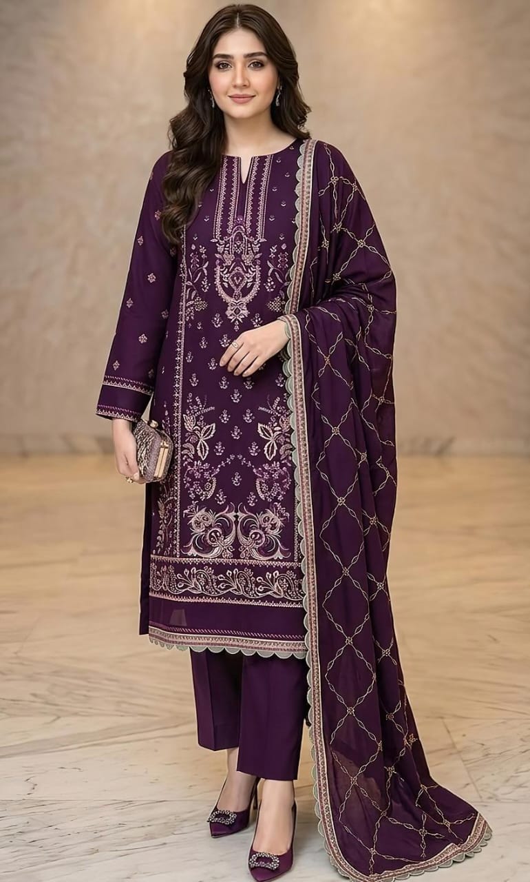 Maria B Unstitched Suit | Code 2209