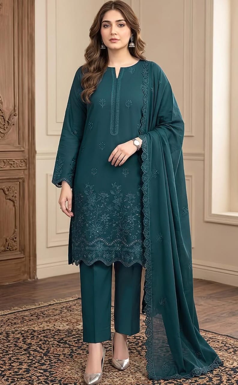 Maria B Unstitched Suit | Code 2207