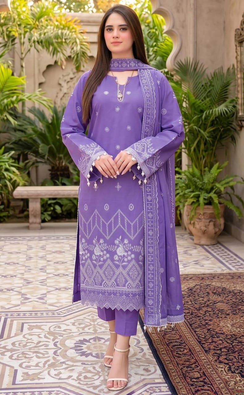 Maria B Unstitched Suit | Code 2210