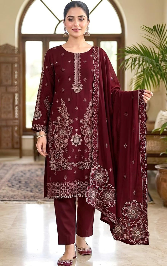 Maria B Unstitched Suit | Code 2199