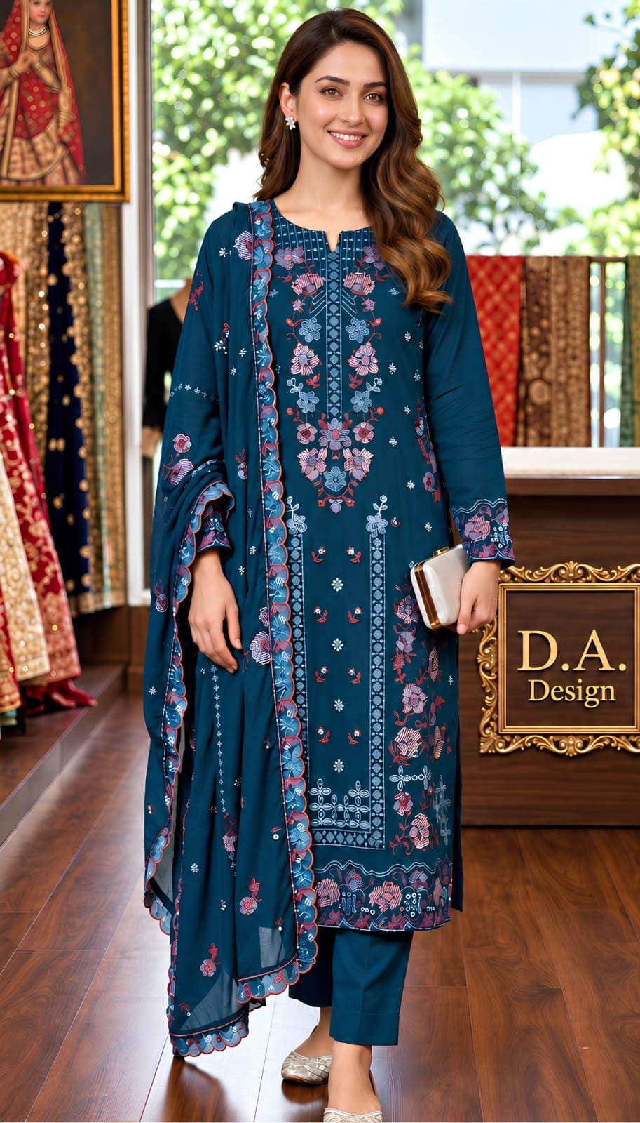 Crimson Winter Karandi 3-Piece — 243 Z