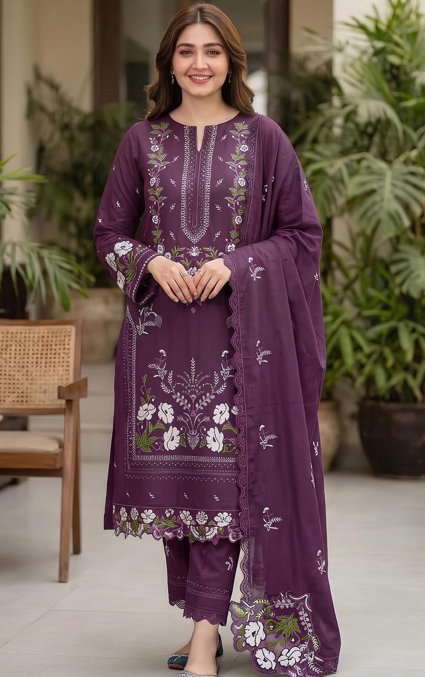 Maria B Winter Dhanak 3-Piece — 2145 P