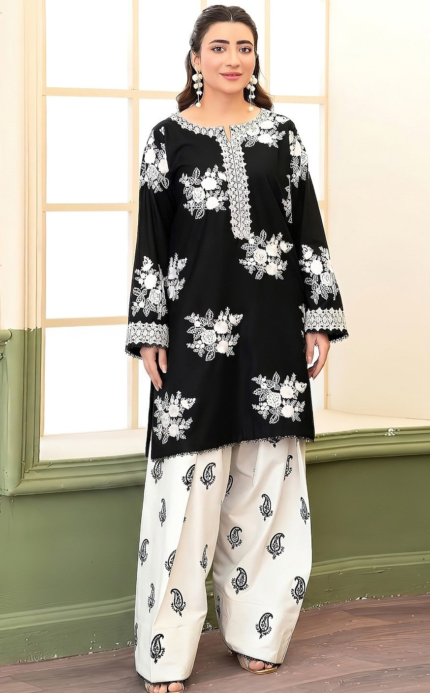 Hussain Rehar 2175 Dhanak Unstitched 2-Piece Suit