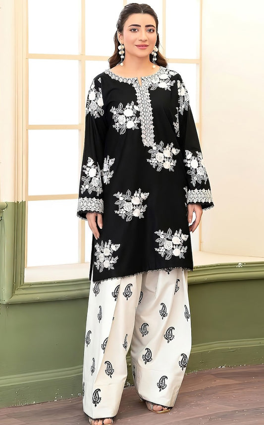 Hussain Rehar 2175 Dhanak Unstitched 2-Piece Suit