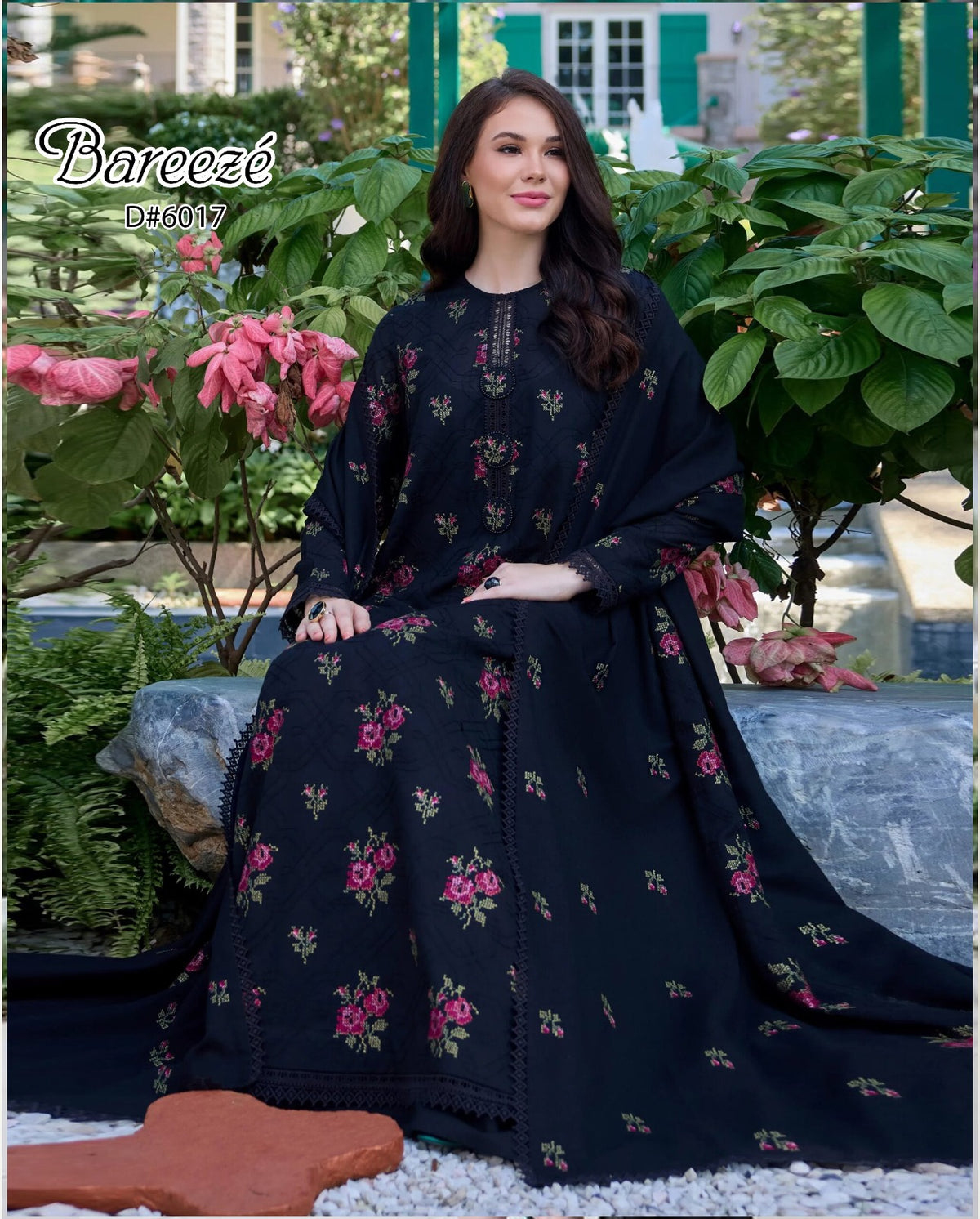 BAREEZE 6017 Unstitched Suit
