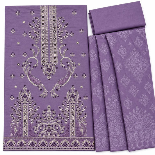 GUL AHMED 405 | Lavender Unstitched Suit