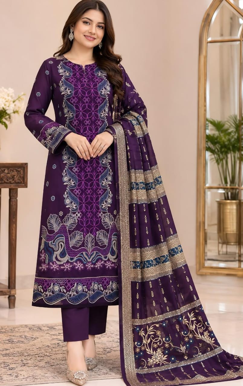 MARIA B 2359 Unstitched Suit