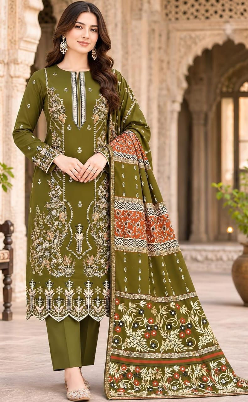 MARIA B 2363 Unstitched Suit
