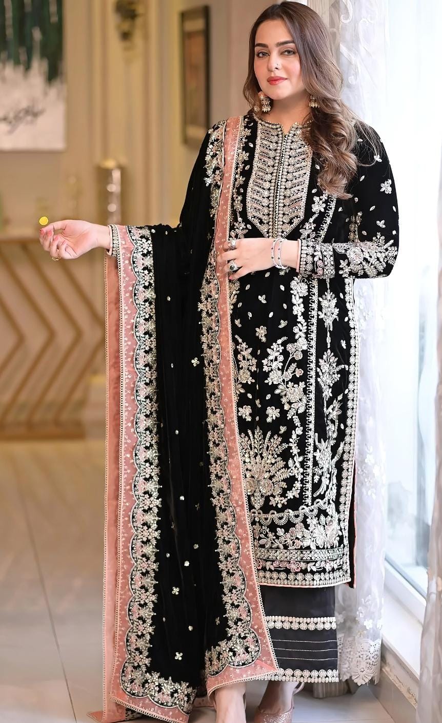 MARYAM HUSSAIN 2321 Unstitched Suit