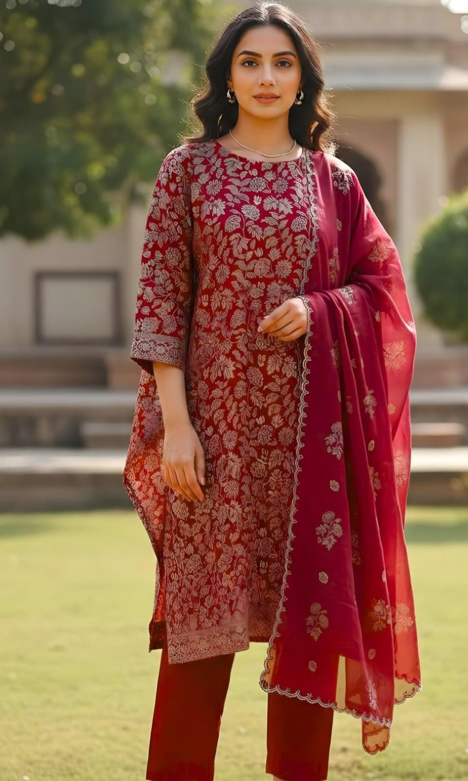 Bareeze Winter Dhanak 3-Piece — K 216