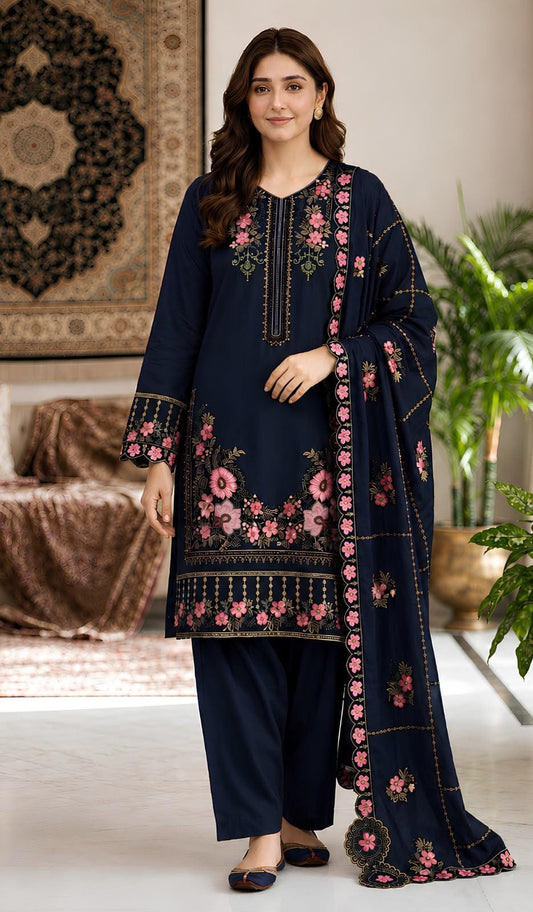 Motifz Winter Dhanak 3-Piece — K-220