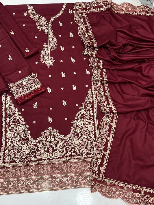 Azure Winter Dhanak 3-Piece — 2142