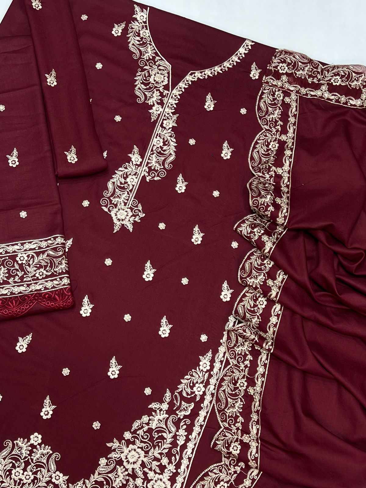 Azure Winter Dhanak 3-Piece — 2142