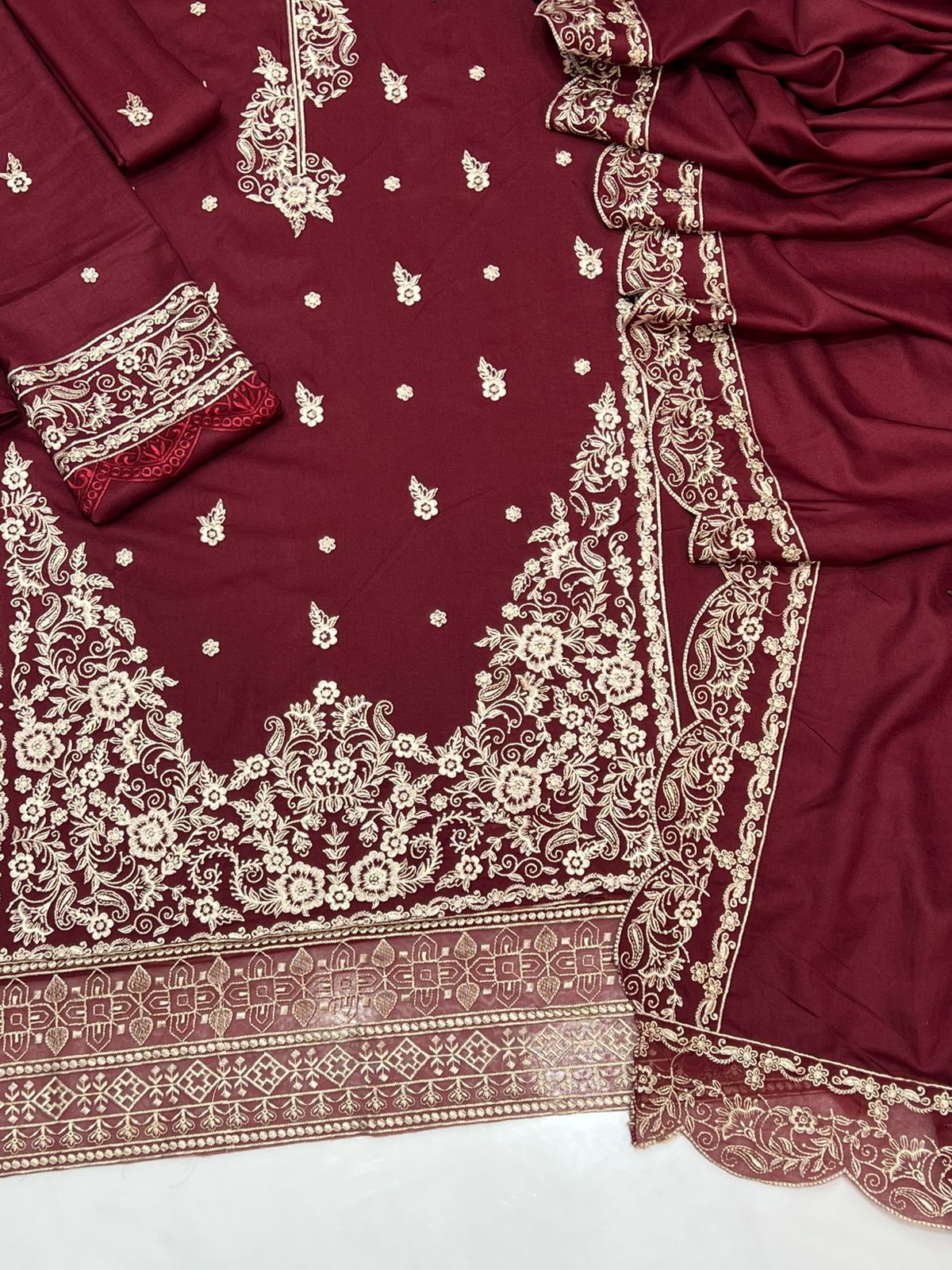 Azure Winter Dhanak 3-Piece — 2142